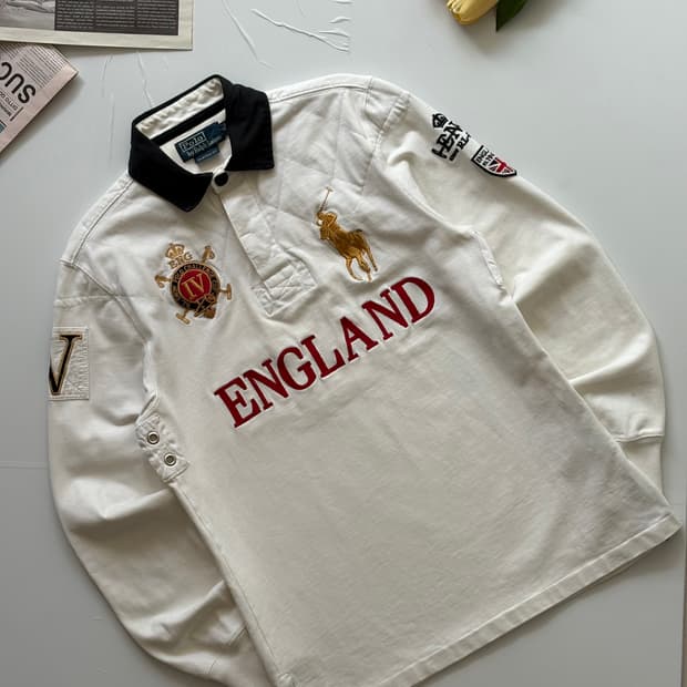 Polo 폴로랄프로렌 잉글랜드 럭비 티셔츠