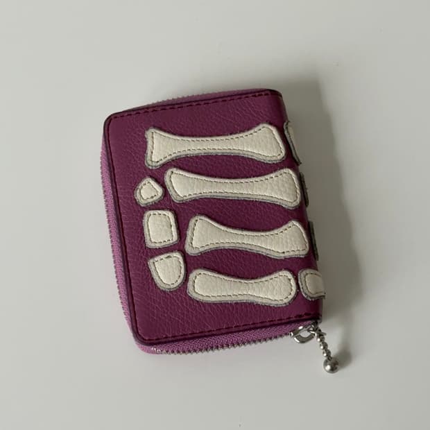 캐피탈 떰즈업 본미니 지갑 퍼플