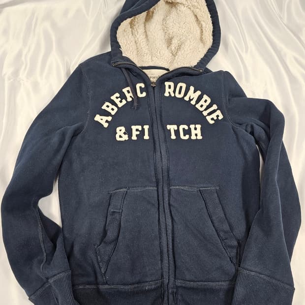 아베크롬비후드집업양털