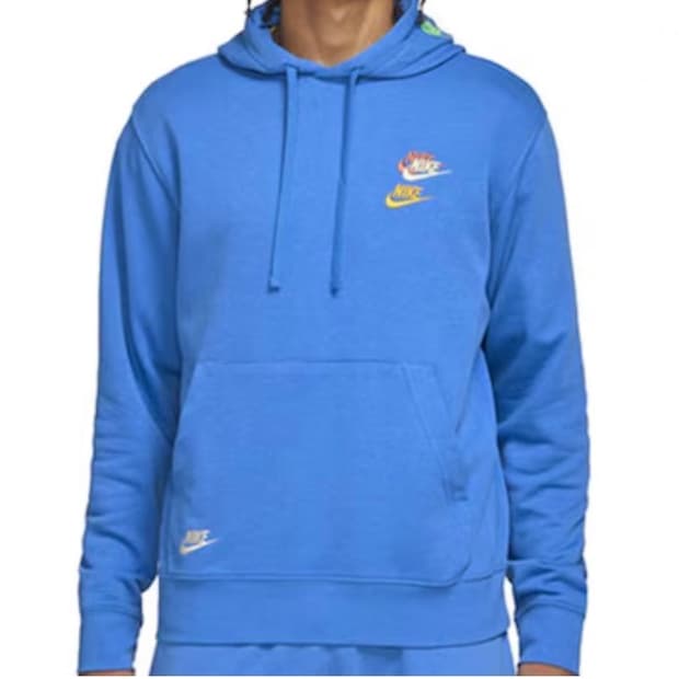 M) 나이키 멀티로고 프렌치테리 후드티 후드티셔츠