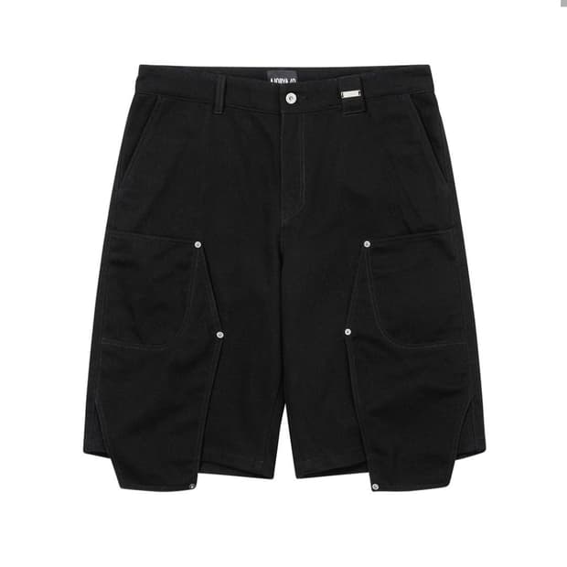 아조바이아조 Double Knee Paneled Shorts