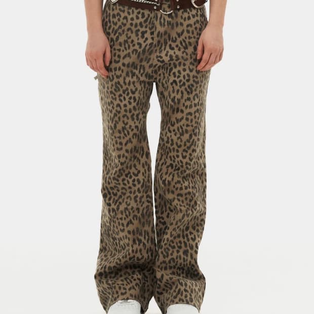 싱킹디퍼 부츠컷 신치백 팬츠(브라운)