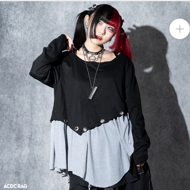 Acdc rag DARK ABYSS ASYMMETRIC CUT-&-SEW