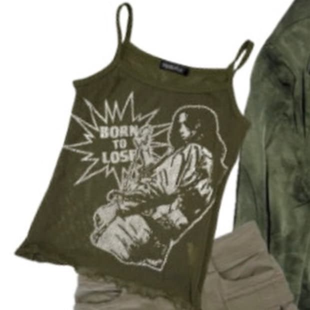 히스테릭글래머 매쉬 나시 탑