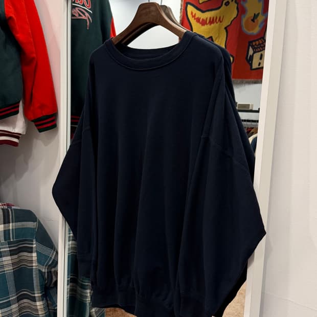 90s Carlton 빈티지 플레인 스웻 셔츠 (made in USA)