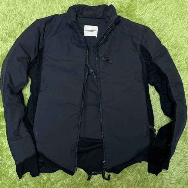 솔로이스트 15aw 러프아웃 디어스킨 패딩