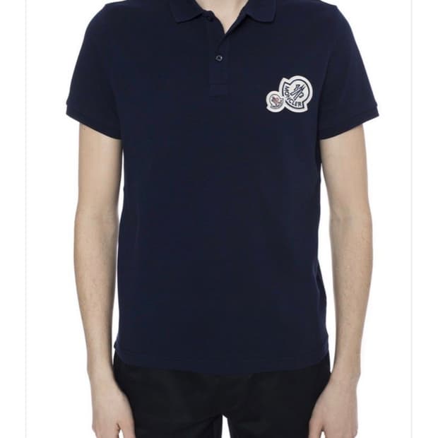몽클레어 더블 로고패치 폴로셔츠 95~100