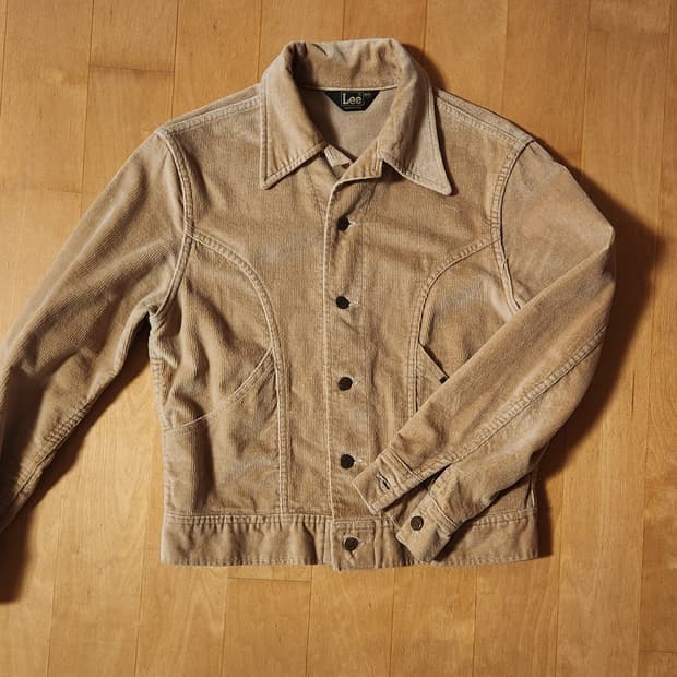 70s lee 코듀로이 웨스턴 자켓