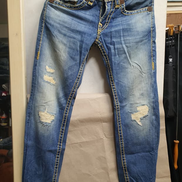 트루릴리젼 빈티지 데미지진 29