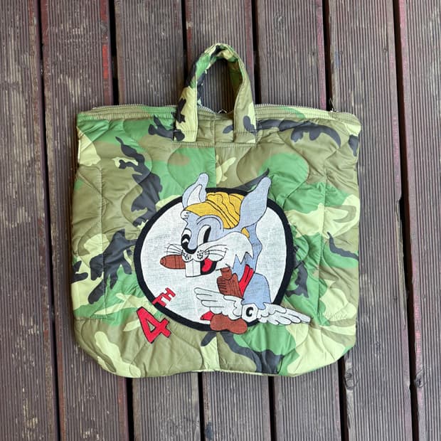 카모 버니 퀼팅 헬멧백