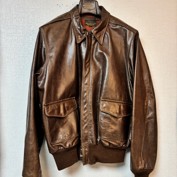 아카펠라클로딩 말가죽 a2자켓 44(103사이즈감)