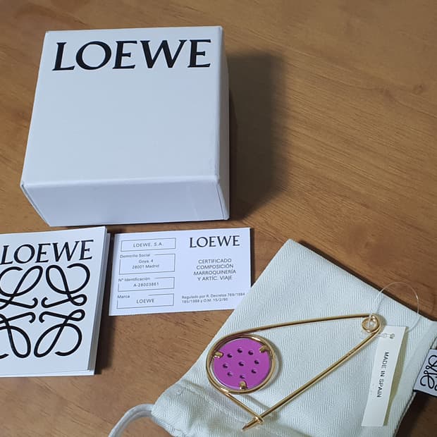 로에베 메카노 핀 브로치