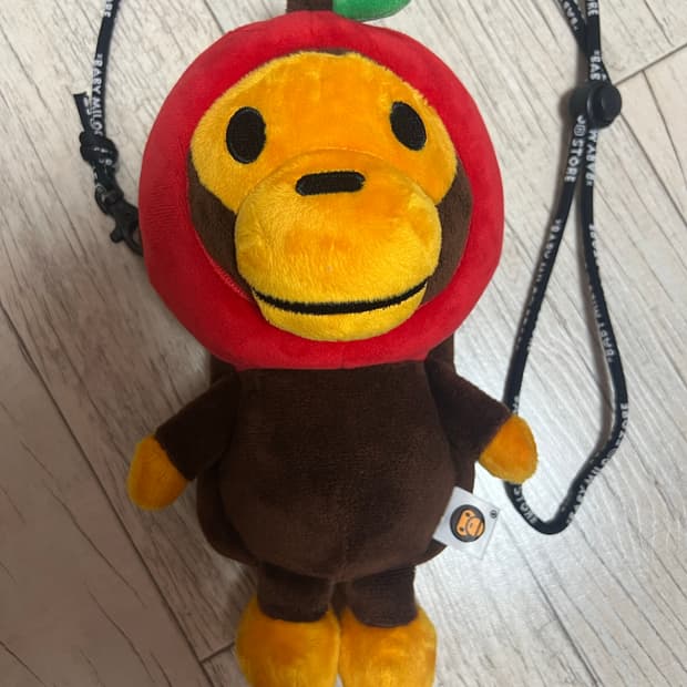 베이프 베이비 마일로 사과 가방 백