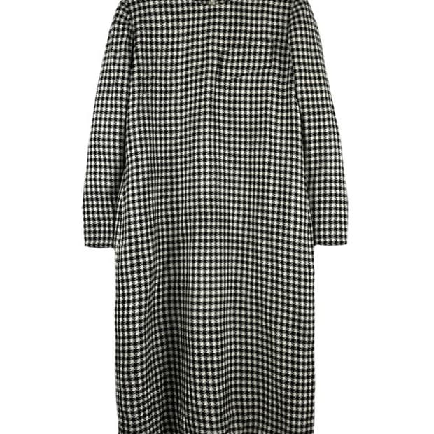 [L] GIVENCHY 지방시 울100% 체크패턴 원피스