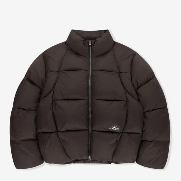 썬러브 Toray Slice Down Jacket 패딩 브라운