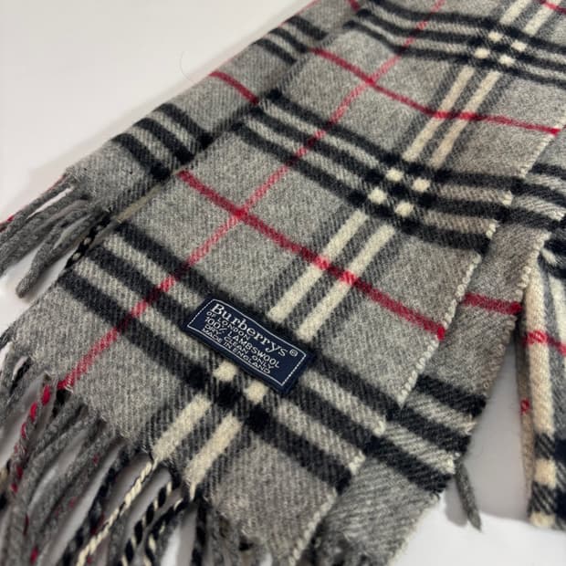 OS 버버리 노바체크 목도리 머플러