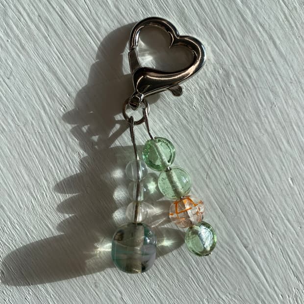 핸드메이드 비즈 키링