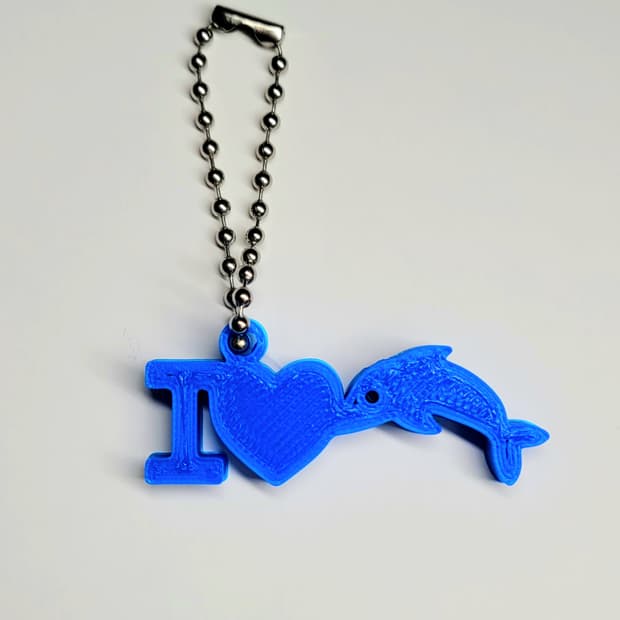 돌고래 돌핀 키링 키체인 y2k