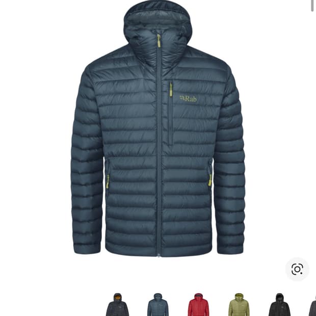 Rab 랩 마이크로라이트 알파인 자켓 오리온 블루 s