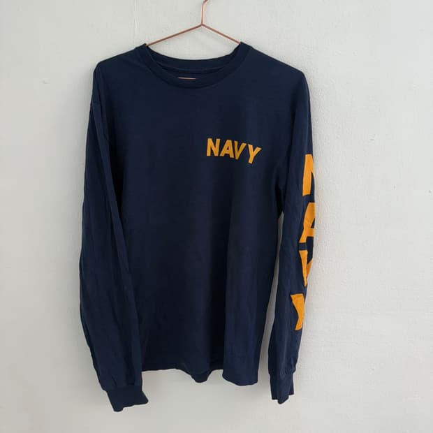 90s US Navy SOFFEE 미군 스웻셔츠 (M)