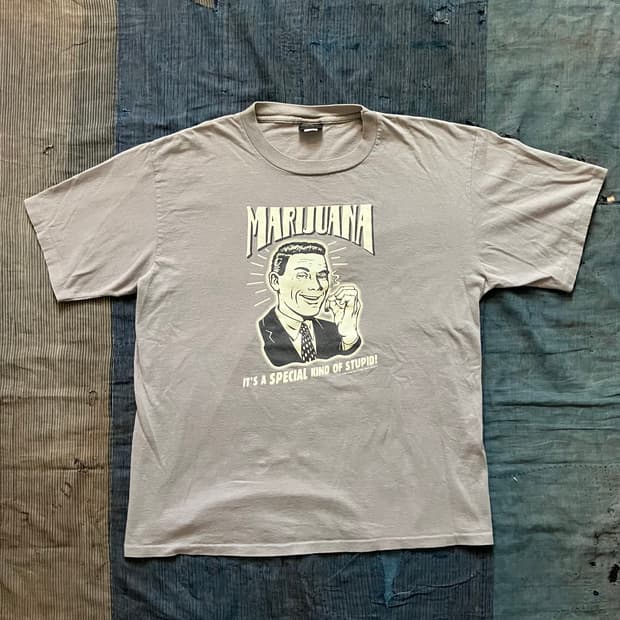 🇺🇸 90s USA 빈티지 마리화나 대마 티셔츠