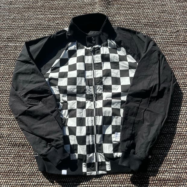 베드윈 체커보드 리버시블 자켓