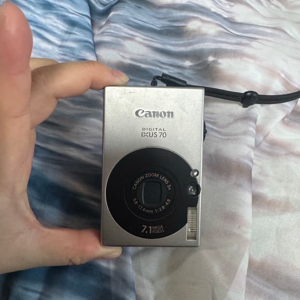 캐논 ixus70 블랙 카메라 디카