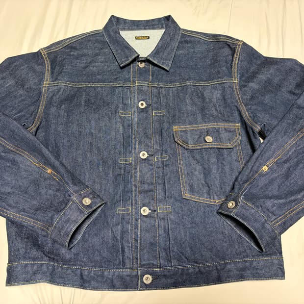 캐피탈 14온즈 데님 1ST 원 워시 자켓 인디고