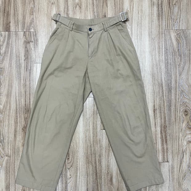 Common 핀턱 스트랩 치노팬츠 M