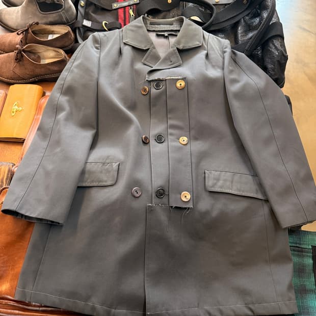 제프리 비 스몰 독일군 코트 리워크 코트 자켓 HAND BY ITALY