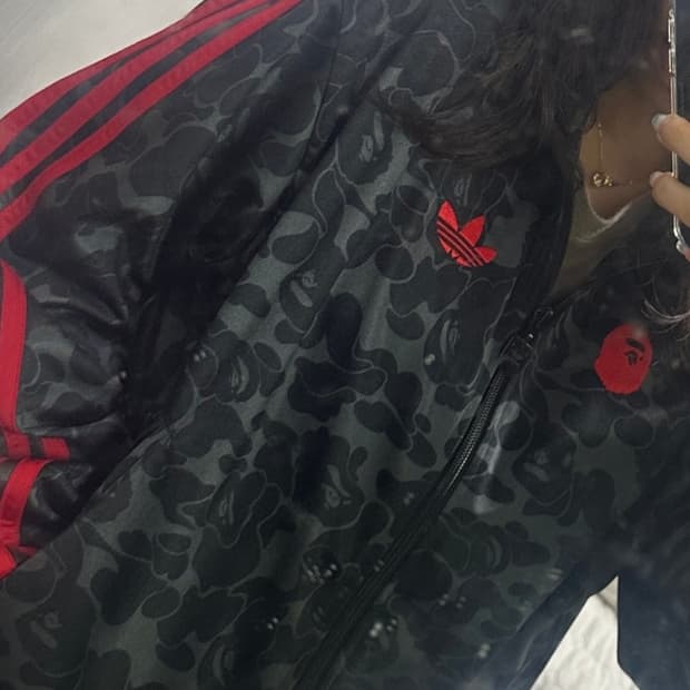 아디다스 베이프 트랙탑