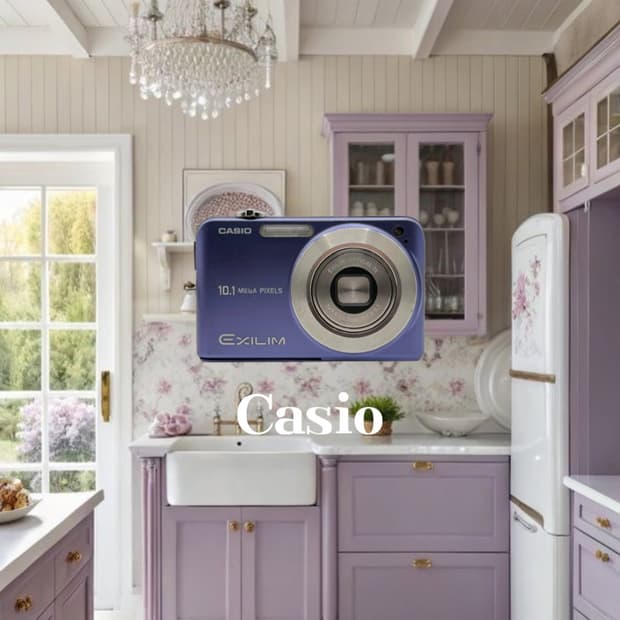 카시오 엑슬림 ex-z1050 빈티지디카 디지털카메라