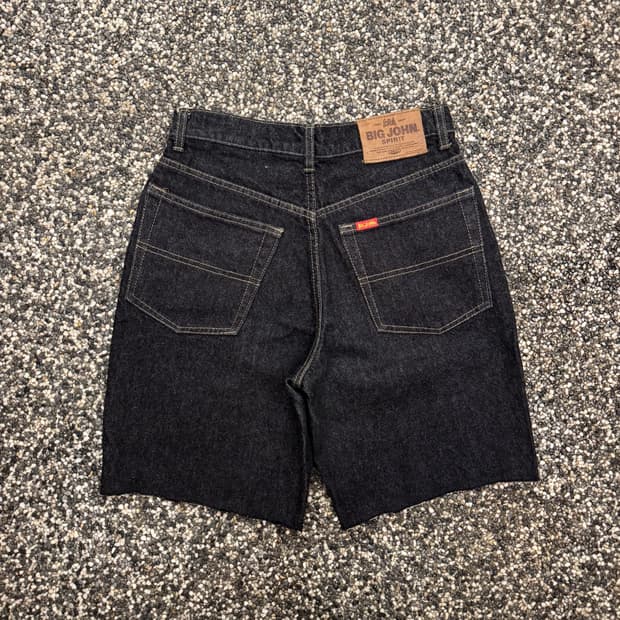 빅존 Big John 블랙 쇼트 데님 made in JAPAN (28)