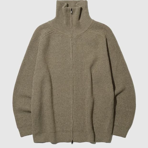 테이크이지 집업 니트 가디건