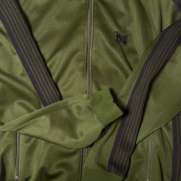 니들스 트랙자켓 올리브 xl 