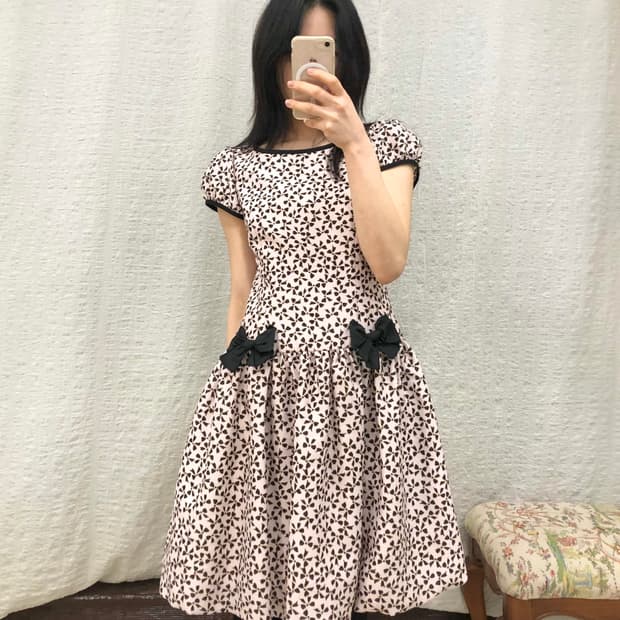 little bow garden dress