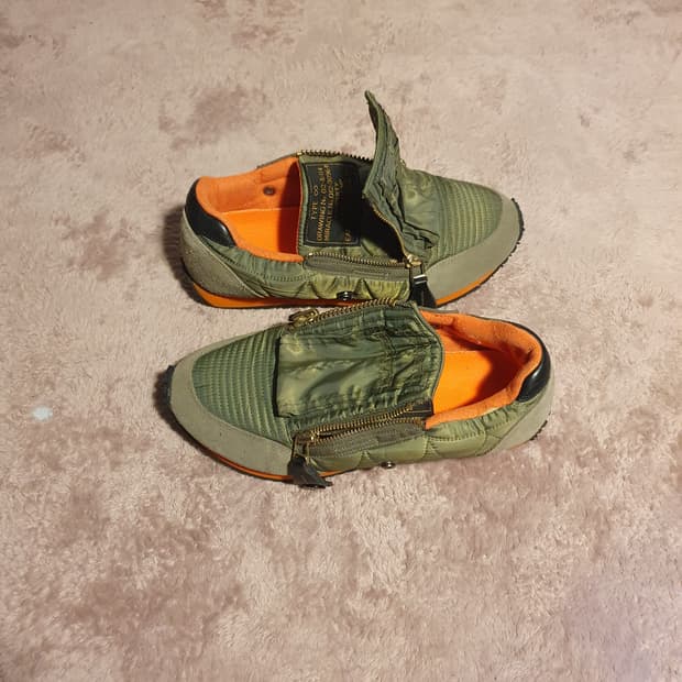 Kapital ma-1 khaki shoes