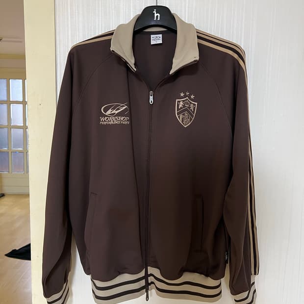 트래블 져지 트랙 자켓 브라운 L