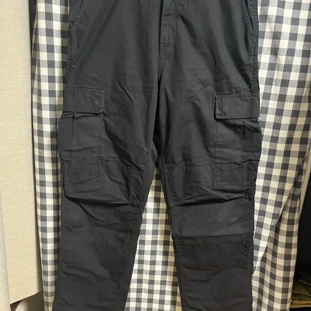 칼하트WIP 레귤러 립스탑 카고팬츠 블랙, 올리브, 럼버 34