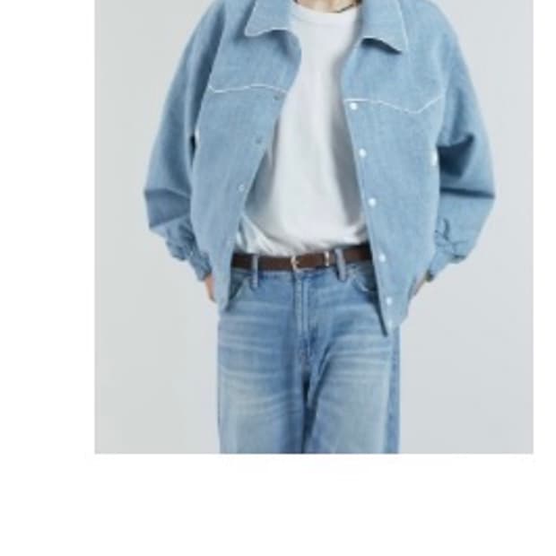 밈더워드로브 연청 데님 블루종