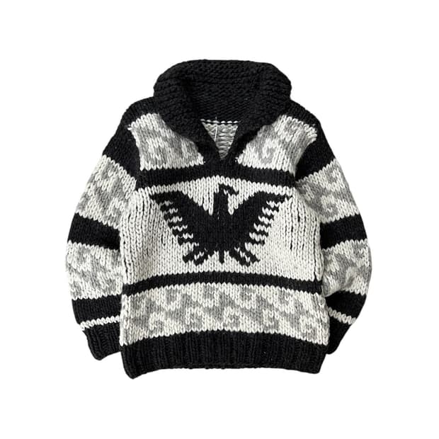 Vintage Hand-Knit Cowichan