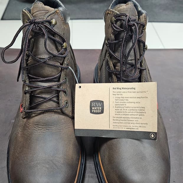 레드윙 6인치 다이나포스 방수.방한 워크 부츠 1204, US9EE