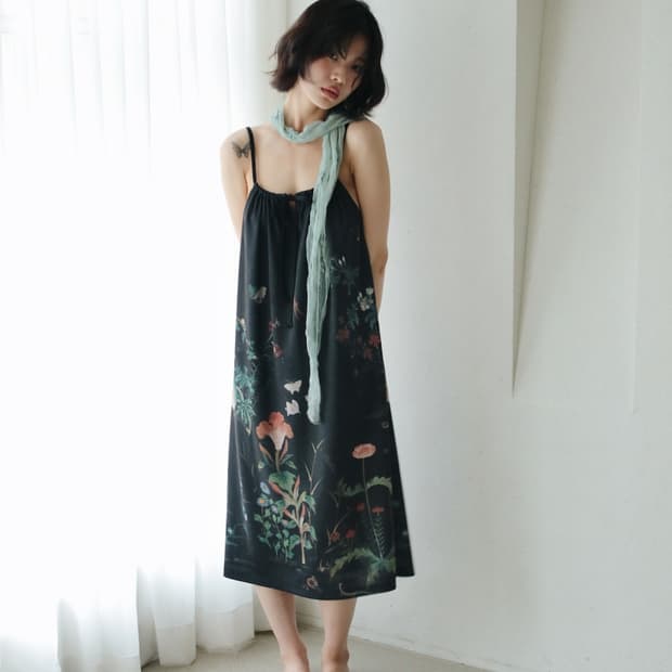 한땀한땀 초충도 원피스