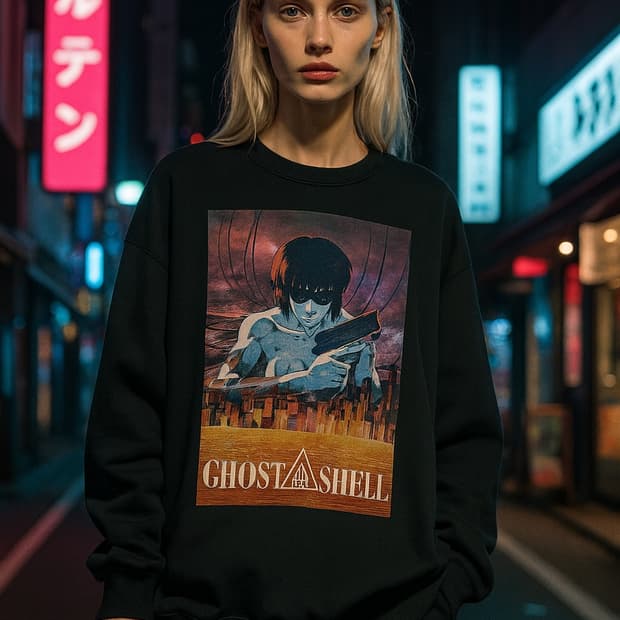 Wacko Maria x Ghost in the Shell 크루넥 XL