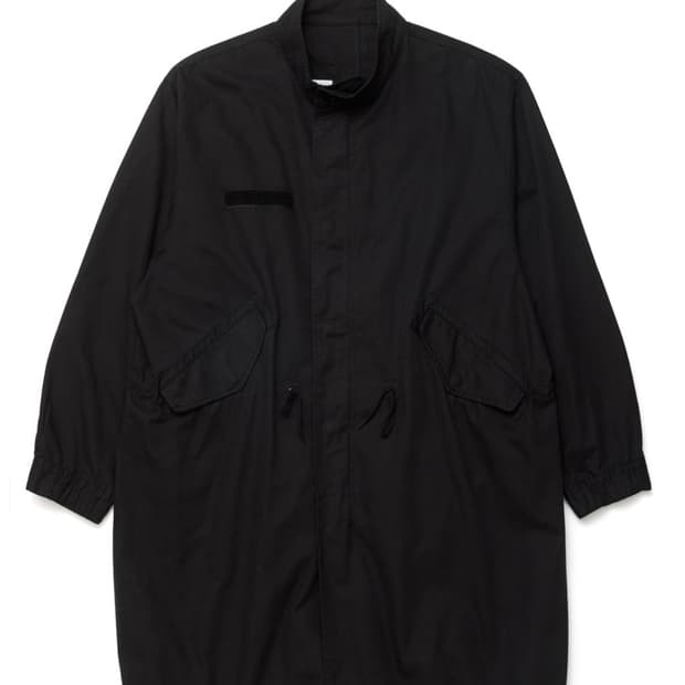 해칭룸 모즈파카 워시드블랙 m