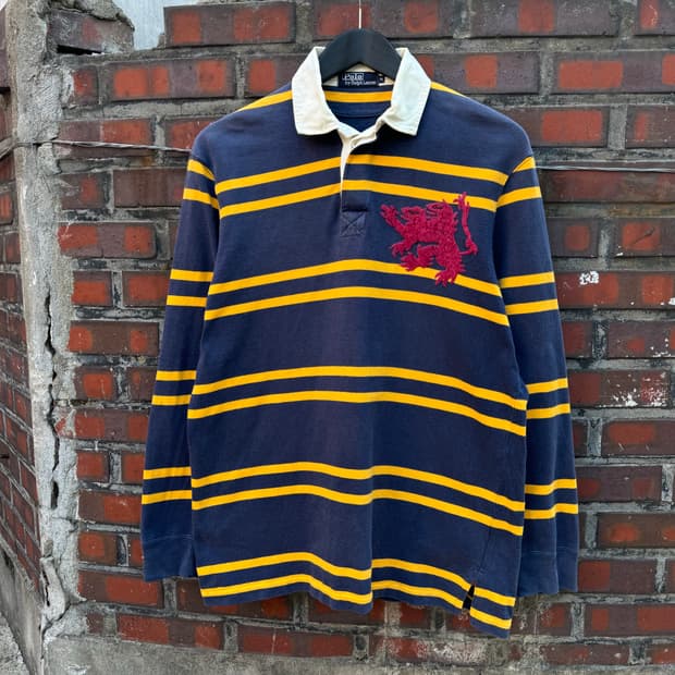 폴로랄프로렌 스트라이프 럭비티