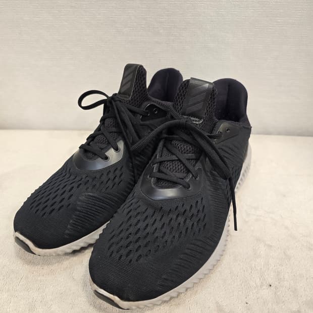 아디다스 알파바운스 검정 운동화 280