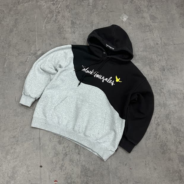 마크곤잘레스 자수 로고 믹스 커스텀 후드티