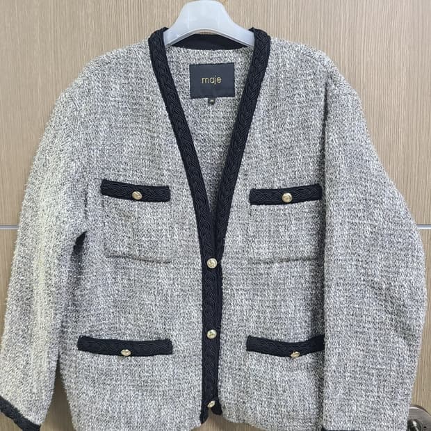 마쥬 니트 트위드 자켓 38사이즈 