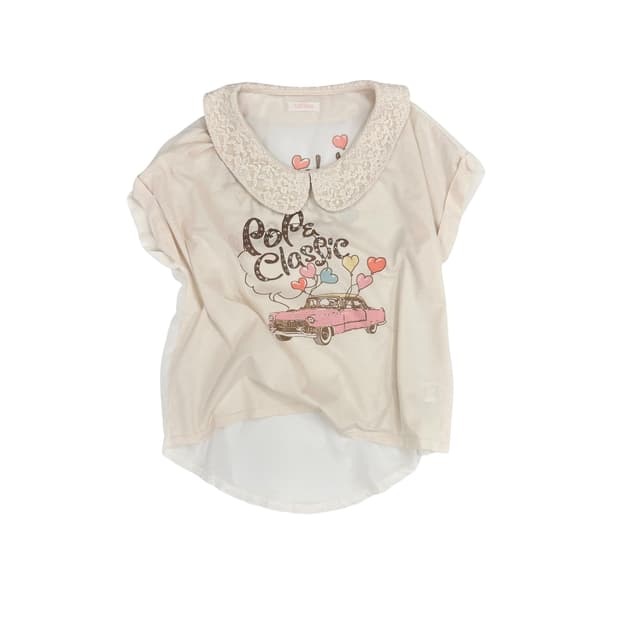 Liz Lisa, Baby Detail Ivory Blouse